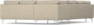 Madison Lux - Hörnsoffa med schäslong vänster - Beige