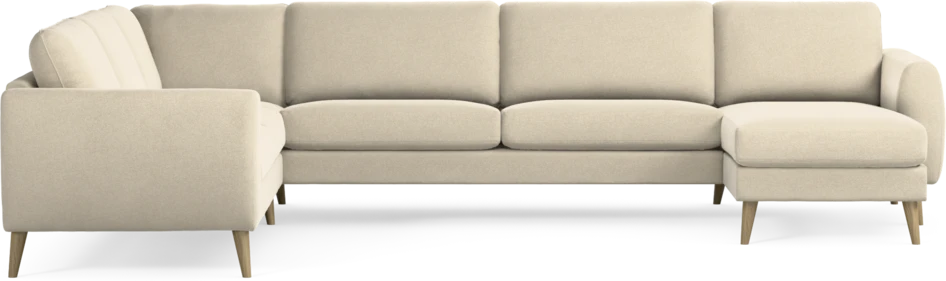 Bridge - Hörnsoffa, 2+3-sits med schäslong höger - Beige