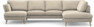 Madison Lux - 2-sits soffa med schäslong vänster och divan höger - Beige