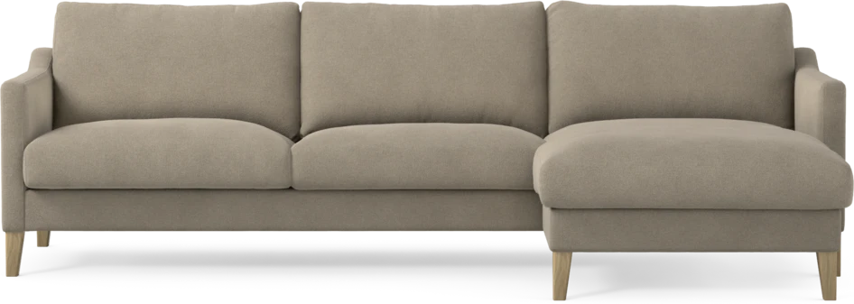 Winston - 3-sits soffa med schäslong, vändbar - Beige