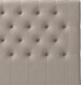 Delux Pikerad XL - Sänggavel, 90-210 cm - Beige