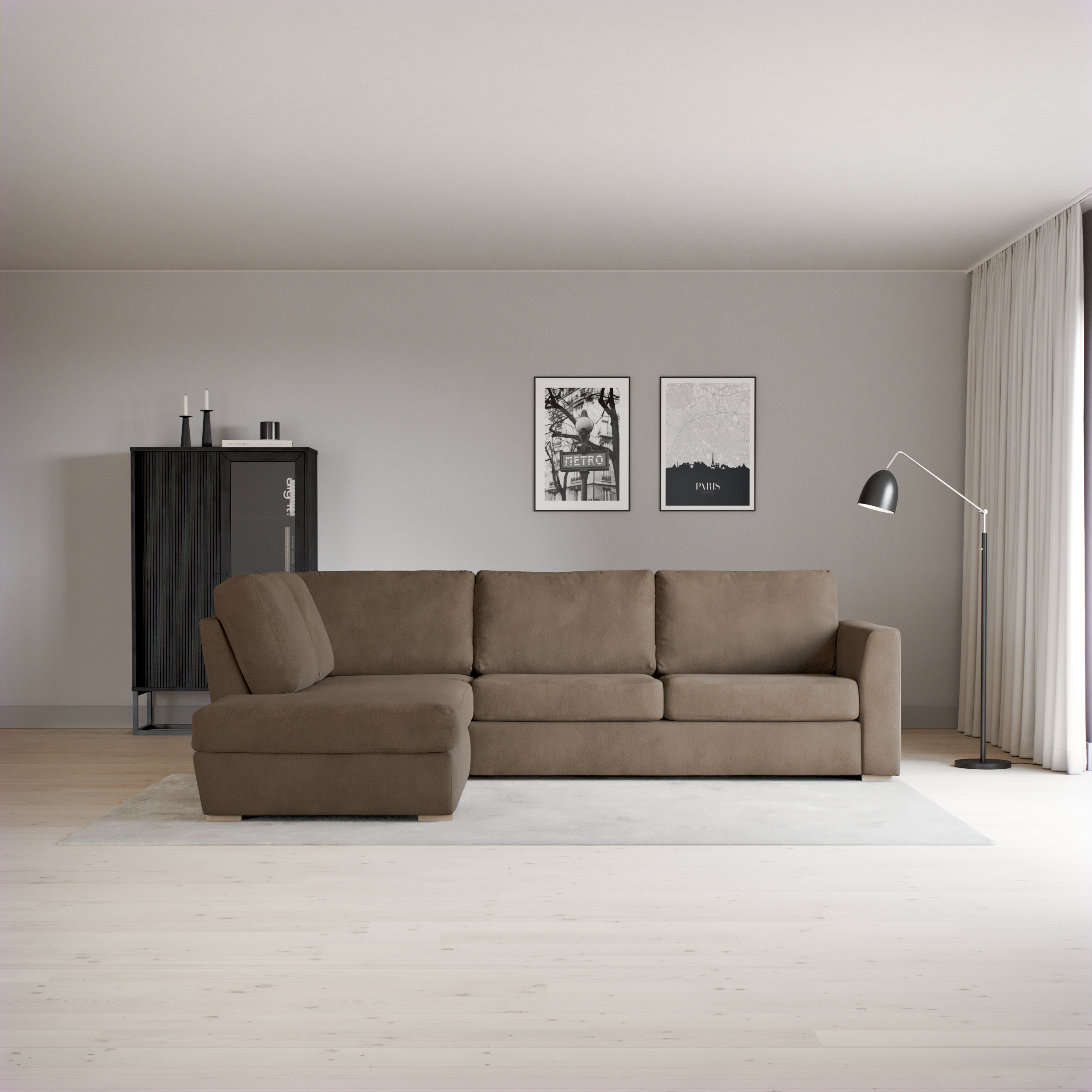 Friday - 2,5-sits soffa med divan vänster - inspiration