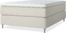 Delux Exclusive - Kontinentalsäng, enkelsäng 140 cm med bäddmadrass - Beige