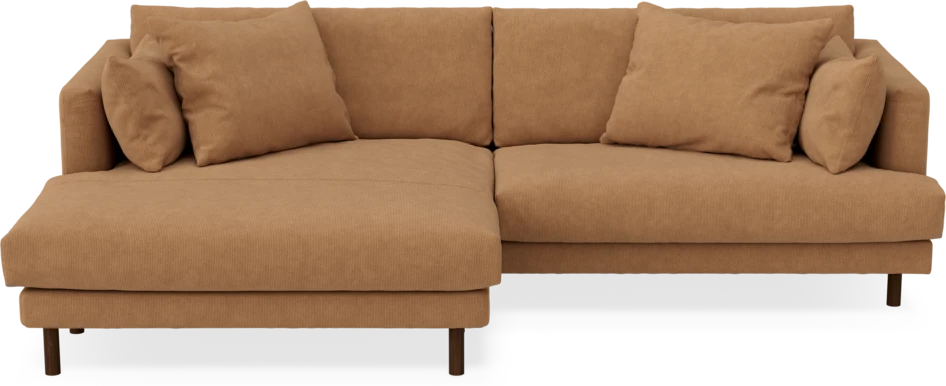 Harper - 4-sits med schäslong XL vänster - Gul