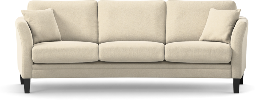 Eden - 3-sits svängd - Beige