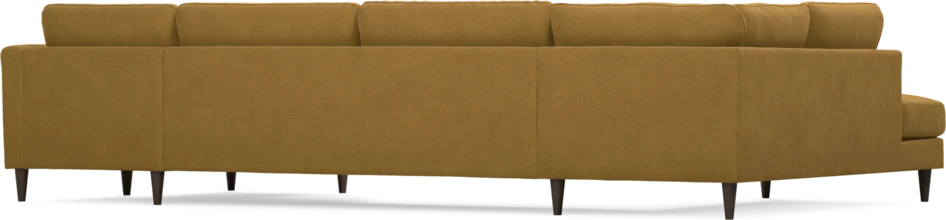 Bridge - 3-sits soffa med divan vänster och schäslong höger - Gul