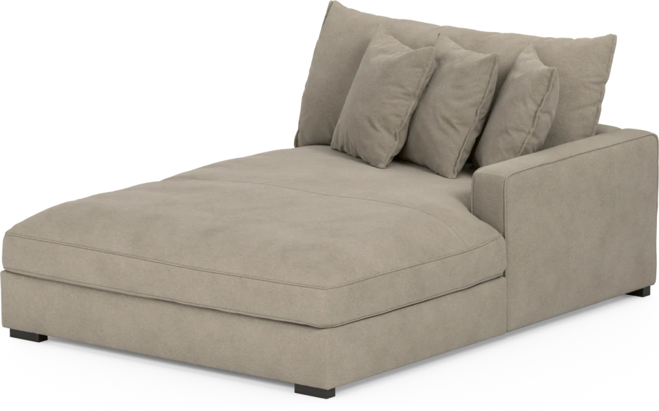 Rossi - Schäslong XL höger - Beige