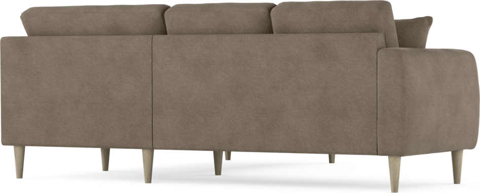 Eden - Hörnsoffa, 2+2-sits - Brun