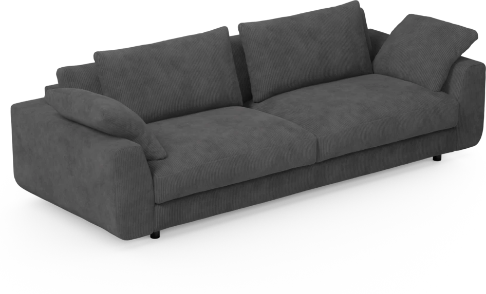 Amie - 4-sits soffa - Grå