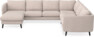 Madison - Hörnsoffa med schäslong vänster - Beige