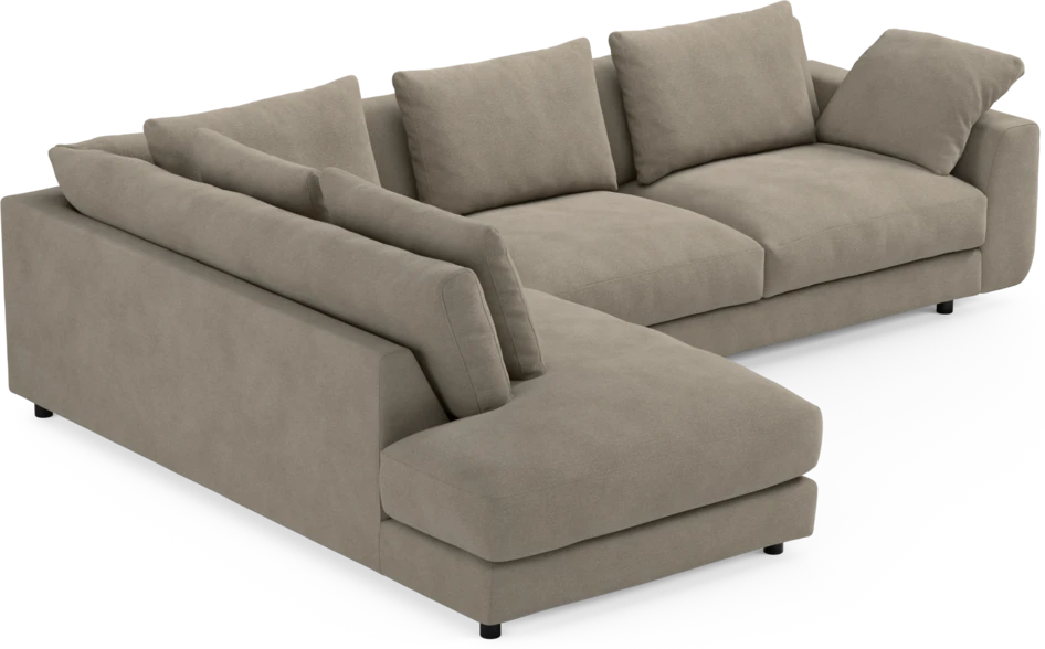 Amie - 3-sits med divan vänster - Beige