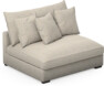 Rossi - 2-sits utan armstöd - Beige