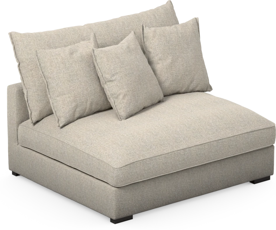 Rossi - 2-sits utan armstöd - Beige