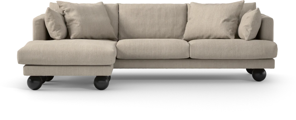 Harper - 4-sits med schäslong vänster - Beige
