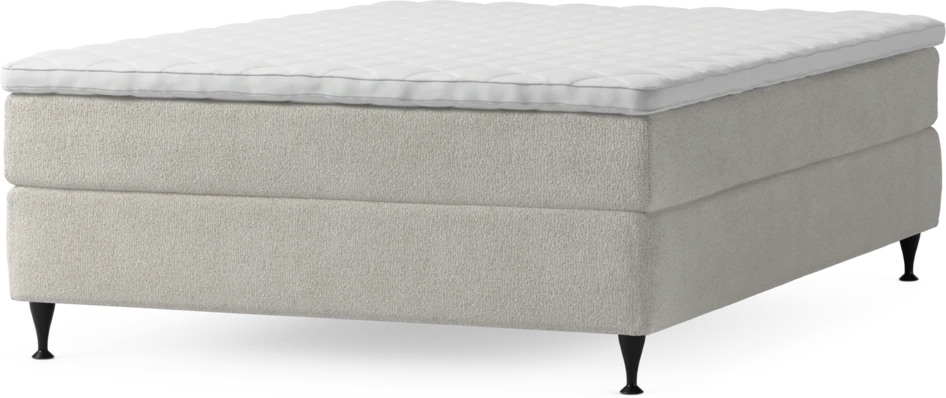 Delux Sense - Kontinentalsäng, enkelsäng 140 cm med bäddmadrass och sängben