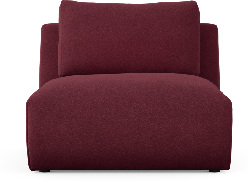 Free - 1,5-sits utan armstöd - Röd
