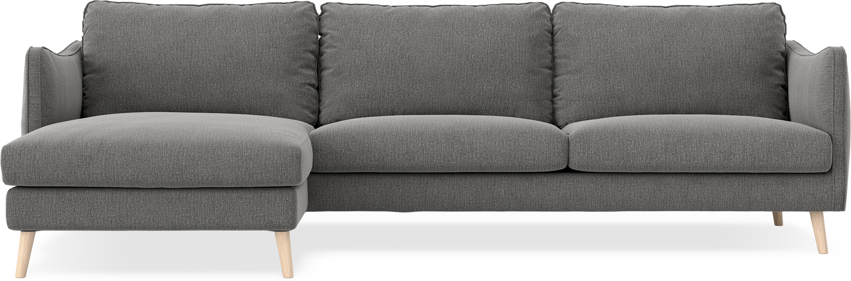 Madison - 3-sits soffa med schäslong vänster - Grå