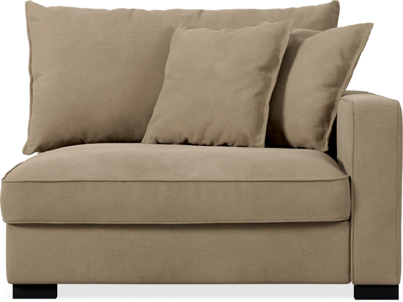 Rossi - 1,5-sits med armstöd höger - Beige