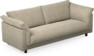 Cherrie - 3-sits soffa, hel dyna, fast klädsel - Beige