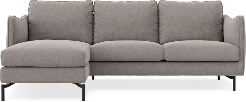 Madison Lux - 2-sits soffa med schäslong vänster - Beige
