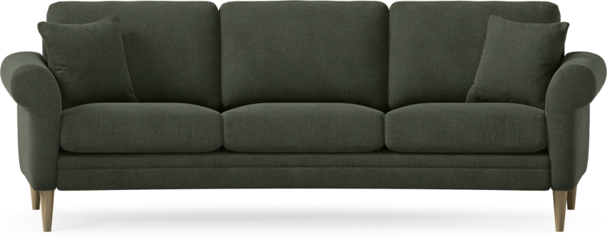 Eden - 3-sits soffa svängd - Grön