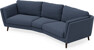 Madison - 3-sits soffa svängd, 90 cm - Blå