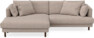 Harper - 4-sits med schäslong XL vänster - Beige