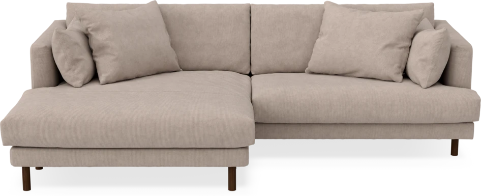 Harper - 4-sits med schäslong XL vänster - Beige