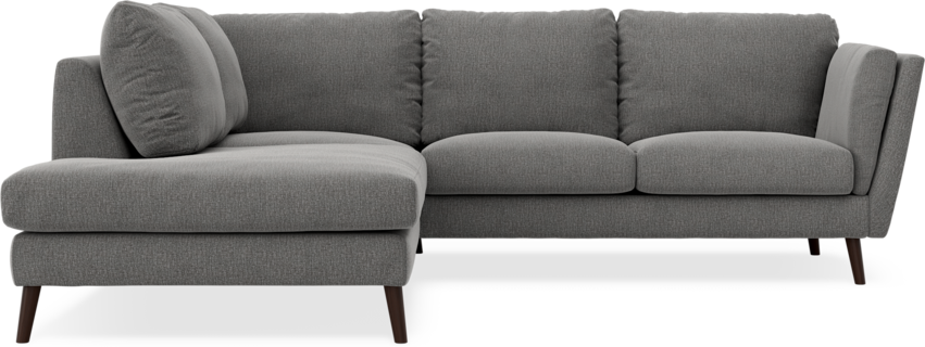 Madison - 2-sits soffa med divan vänster - Grå
