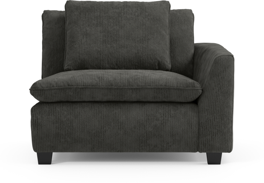 Bellora - 1-sits med armstöd höger - Grå