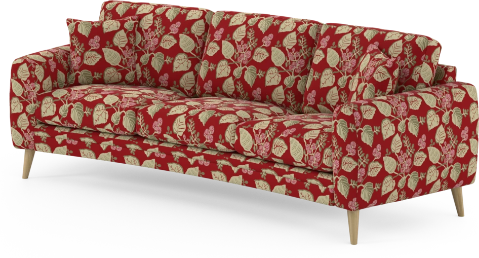Eden - 3-sits soffa svängd - Flerfärgad