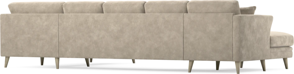 Eden - 3-sits soffa med schäslong vänster och divan höger - Beige