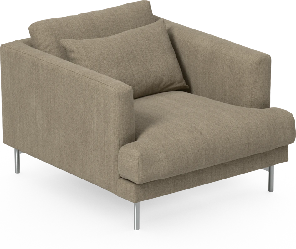 Harper - Fåtölj, 75 cm - Beige