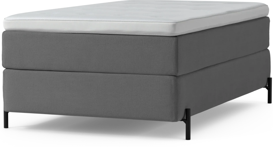 Delux Exclusive - Kontinentalsäng, enkelsäng 120 cm med bäddmadrass och sängben