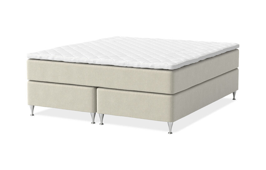 Dream Delux - Kontinentalsäng, dubbelsäng med bäddmadrass Sense Delux - Beige