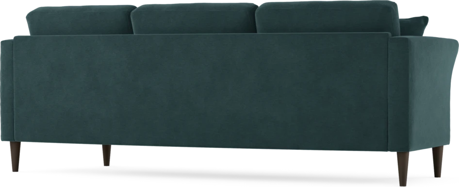 Eden - 3-sits soffa svängd - Blå