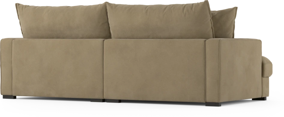 Rossi - 3-sits soffa, hel dyna - Beige