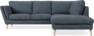Madison - 2-sits soffa med divan höger - Vit