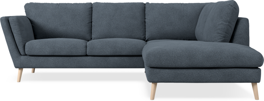 Madison - 2-sits soffa med divan höger - Vit