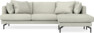 Harper - 4-sits med schäslong höger  - Beige