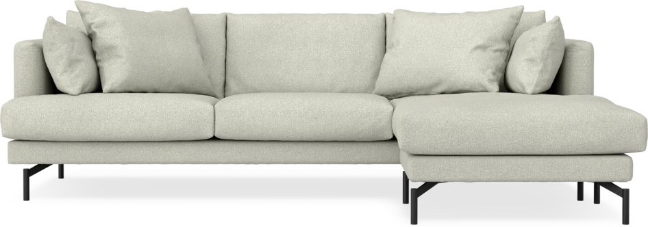 Harper - 4-sits med schäslong höger  - Beige