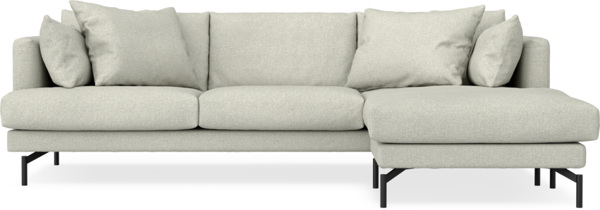 Harper - 4-sits med schäslong höger - Beige