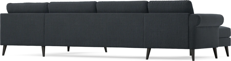 Bridge - 3-sits soffa med schäslong vänster och divan höger - Blå
