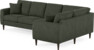 Eden - Hörnsoffa, 3+1-sits - Grön