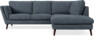 Madison Lux - 2-sits soffa med divan höger - Vit