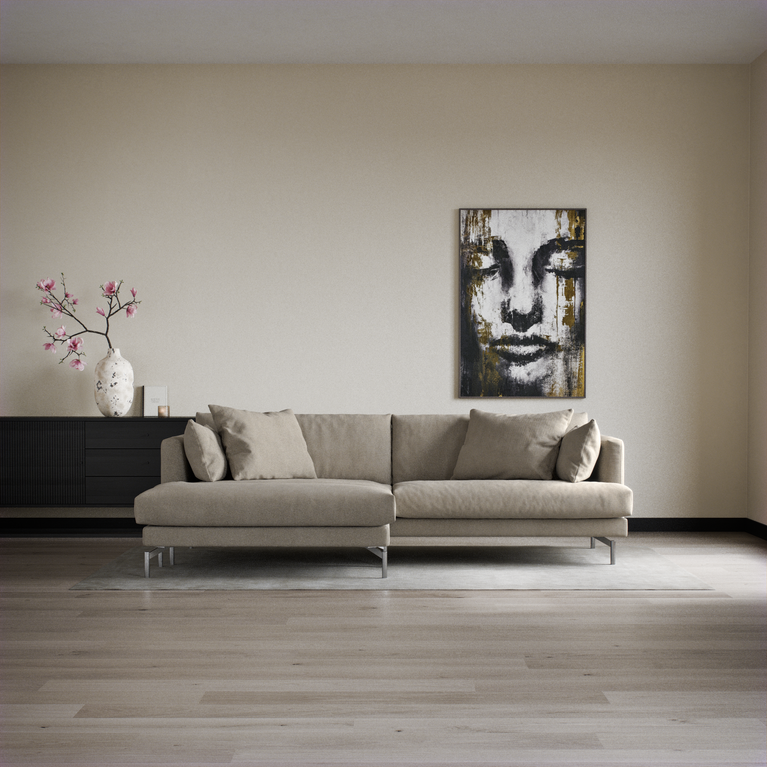 Harper - 4-sits med schäslong XL vänster - inspiration