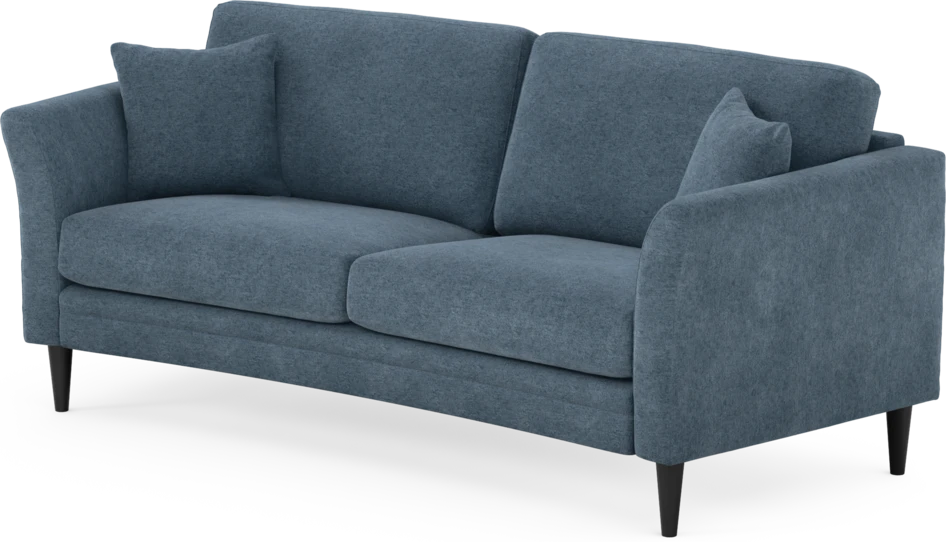 Eden - 2,5-sits soffa svängd - Blå