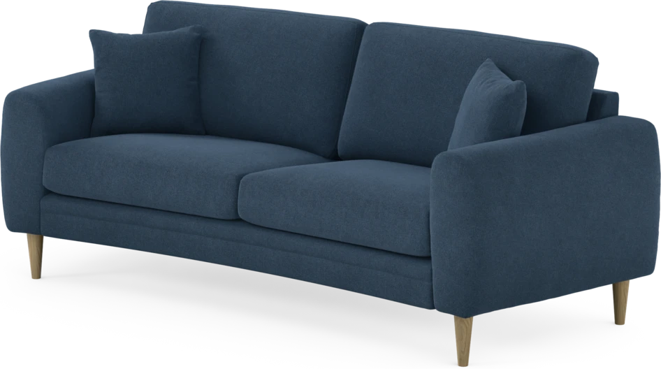 Eden - 2,5-sits soffa svängd - Blå