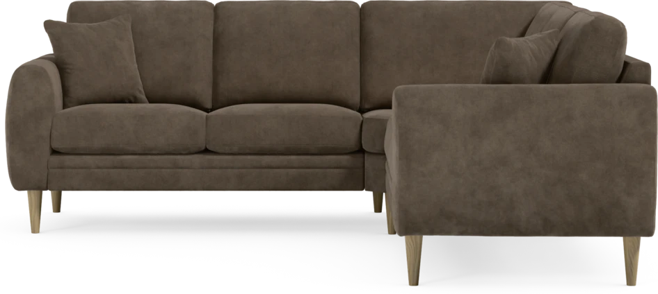 Eden - Hörnsoffa, 2+2-sits - Brun