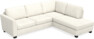 Friday - 2,5-sits soffa med divan höger - Vit